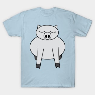 Gray Pig T-Shirt